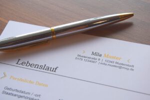 Bearbeitung der Bewerbung